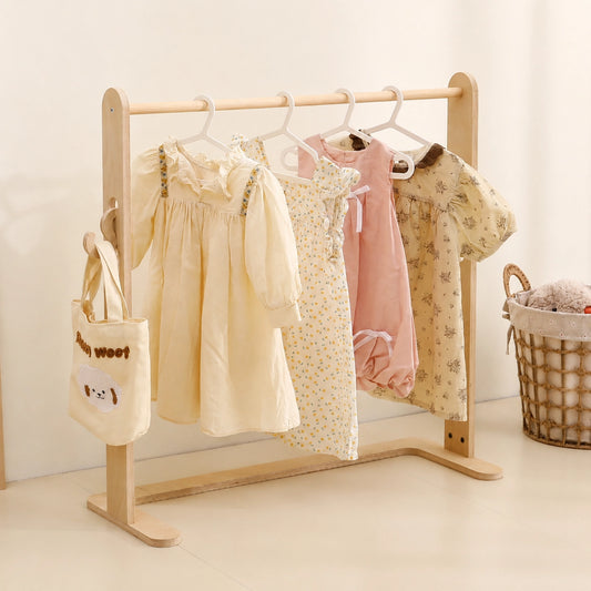 Toddler Clothing Rack & Open Wardrobe, Marine Plywood