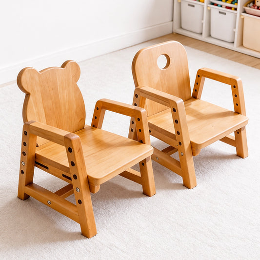 Adjustable Toddler Chair, Solid Beech Wood