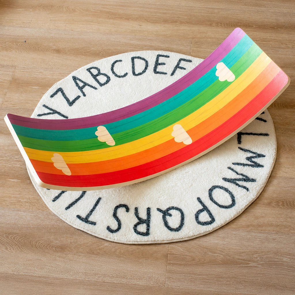 Wooden Curved Balance Board for Toddlers