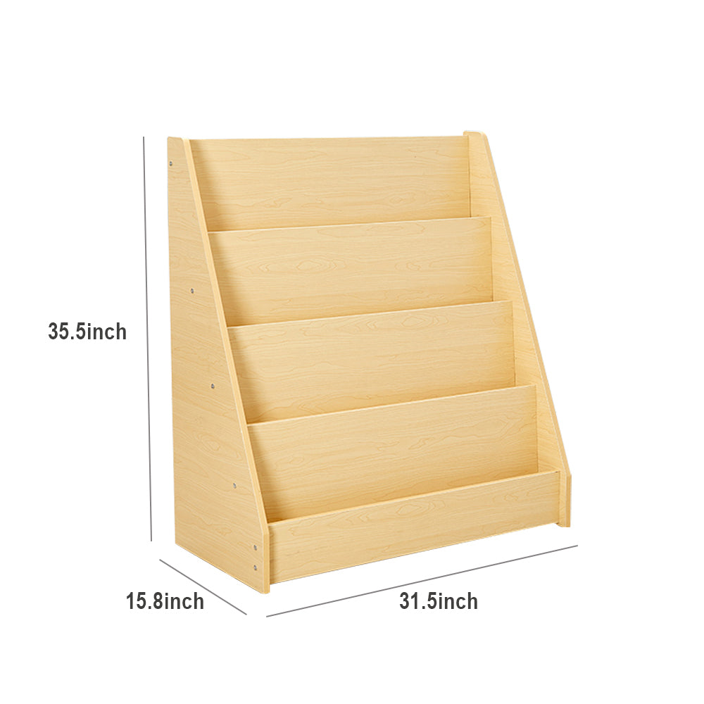 Front-Facing Montessori Toddler Bookshelf, Plywood
