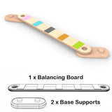 Modular Wooden Balance Beam Set for Toddlers