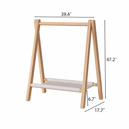 Children's Clothing Rack, Solid Pine