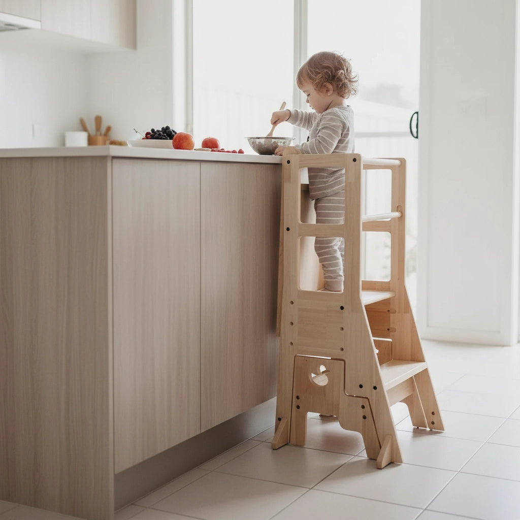 Montessori Toddler Tower & Easel