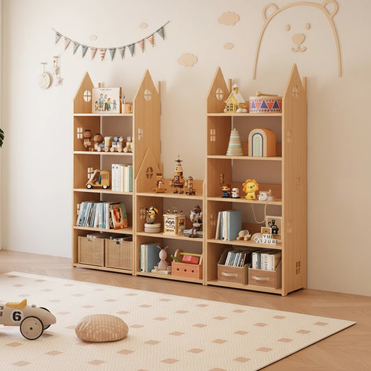 Montessori House-Frame Bookshelf & Storage