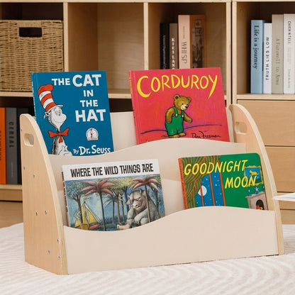 Front-Facing Montessori Baby Bookshelf, Plywood