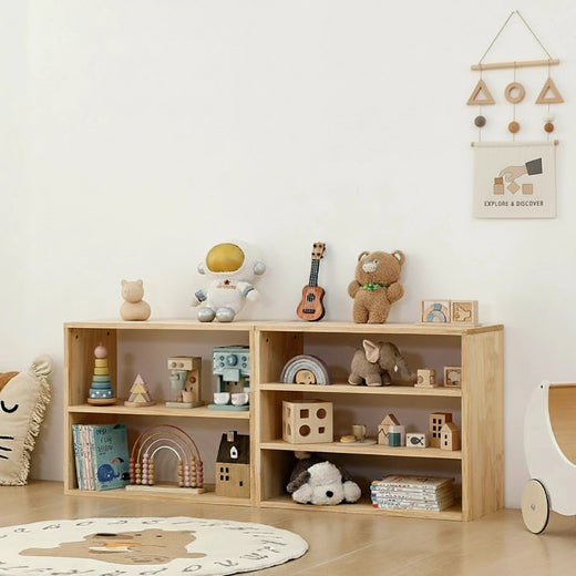Montessori toddler toy shelf product photo