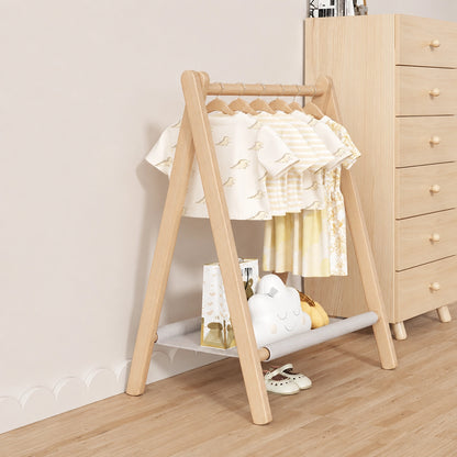 Children's Clothing Rack, Solid Pine