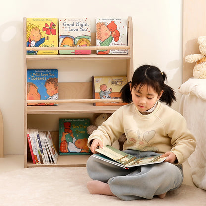 Montessori Face-Out Toddler Bookshelf, Marine-grade Plywood