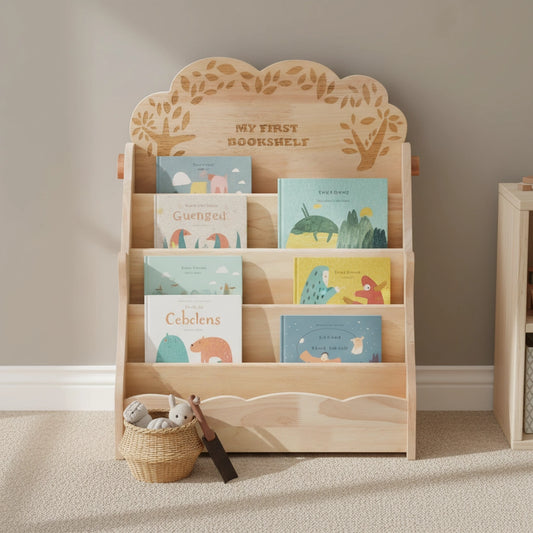 Montessori Book Display Shelf & Easel