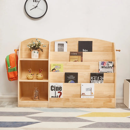 Montessori Bookshelf & Organizer for Kids