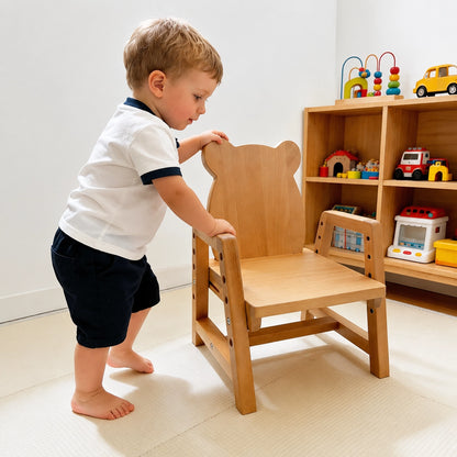 Adjustable Toddler Chair, Solid Beech Wood
