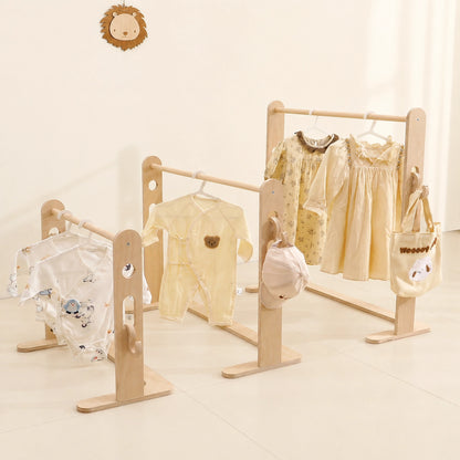 Toddler Clothing Rack & Open Wardrobe, Marine Plywood
