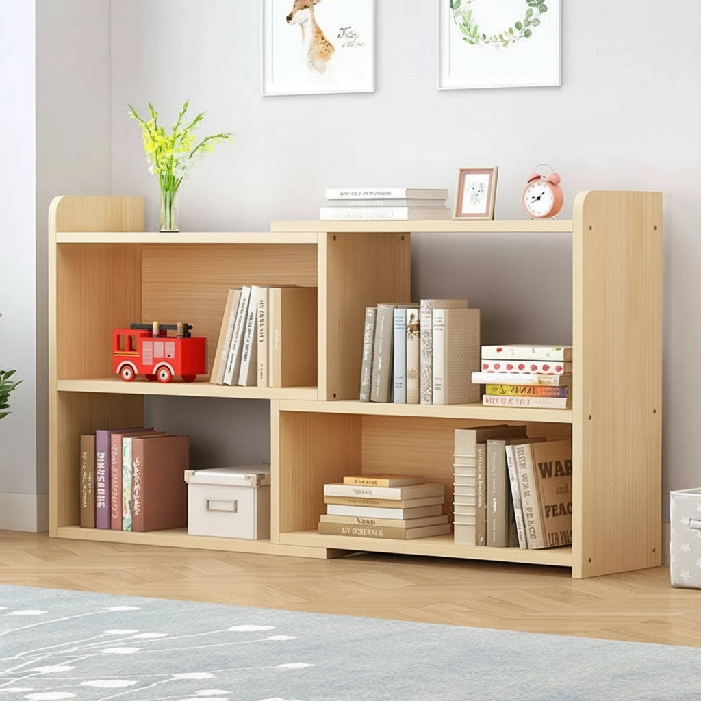 Expandable Bookshelf, Solid Pine