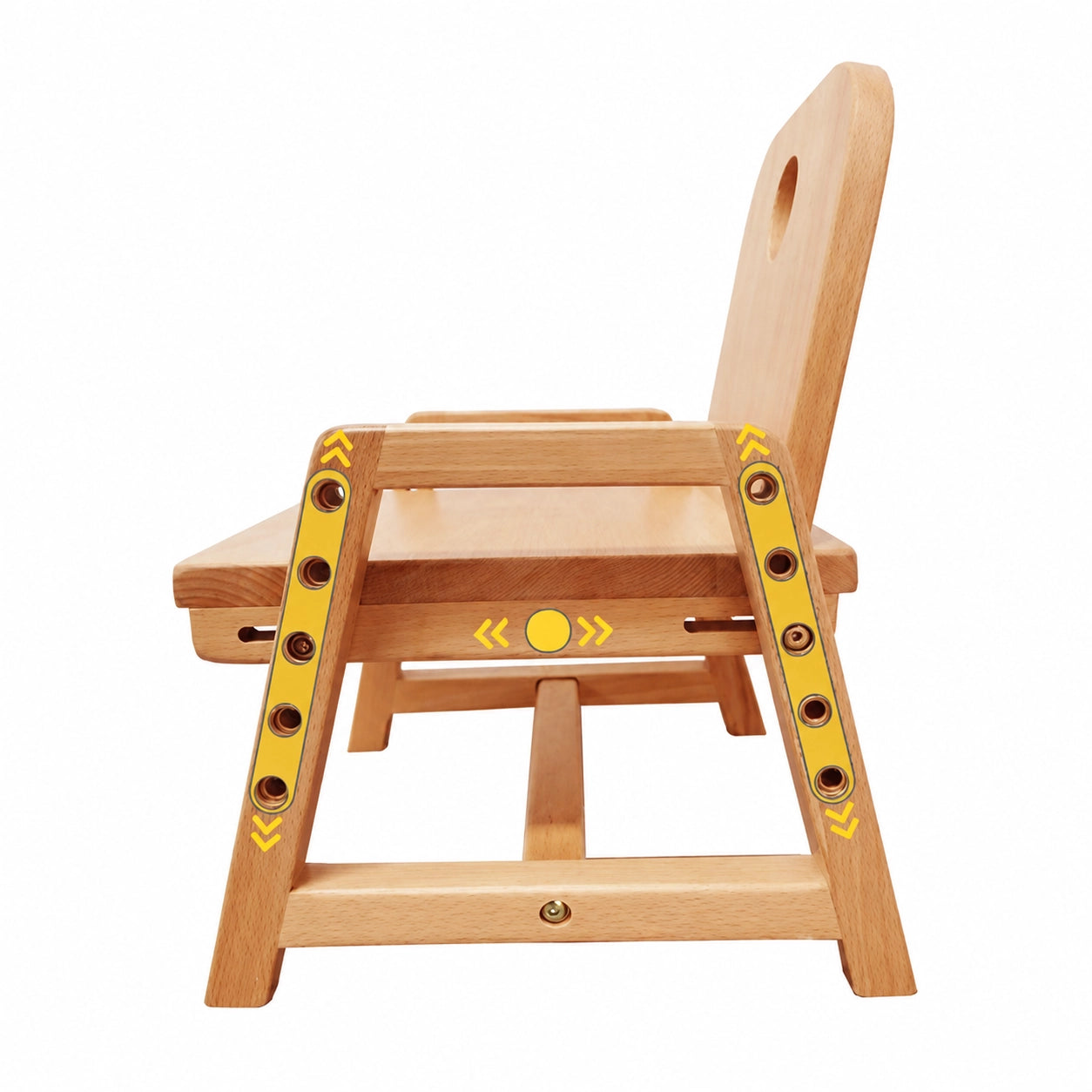 Adjustable Toddler Chair, Solid Beech Wood