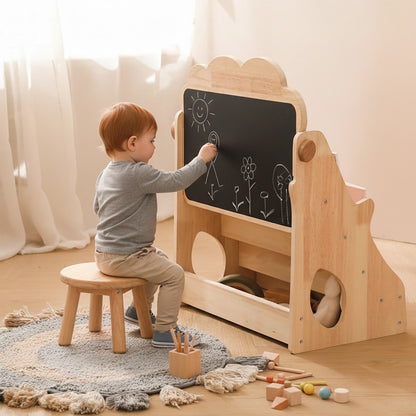 Montessori Book Display Shelf & Easel