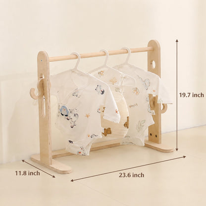 Toddler Clothing Rack & Open Wardrobe, Marine Plywood