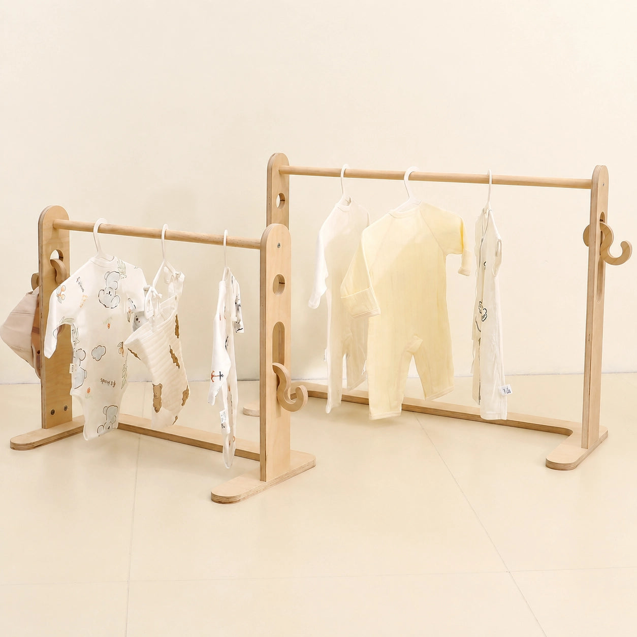 Toddler Clothing Rack & Open Wardrobe, Marine Plywood