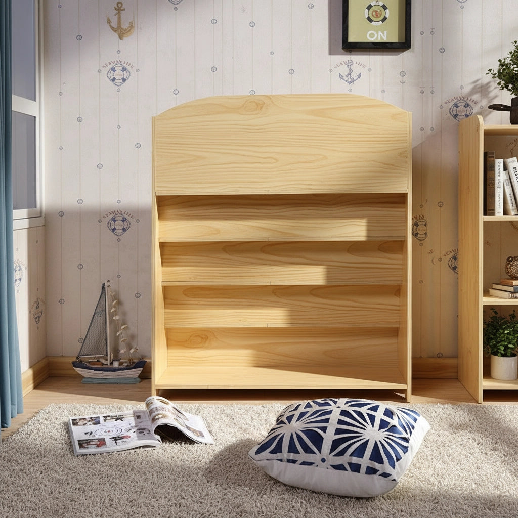 Albizia Montessori Book Display Shelf