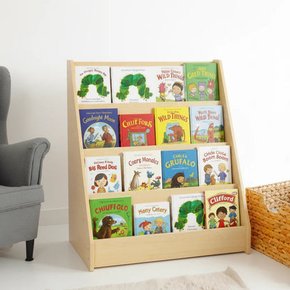 Front-Facing Montessori Toddler Bookshelf, Plywood