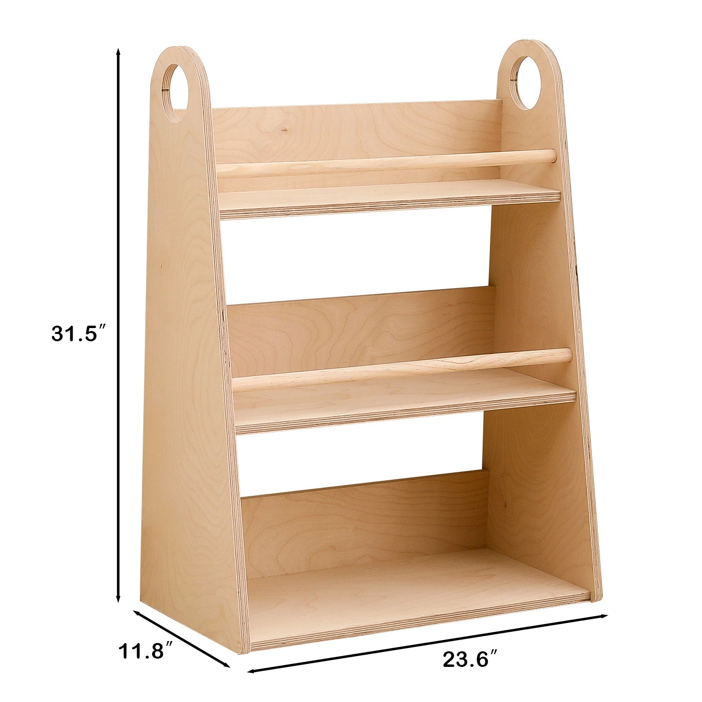 Montessori Face-Out Toddler Bookshelf, Marine-grade Plywood