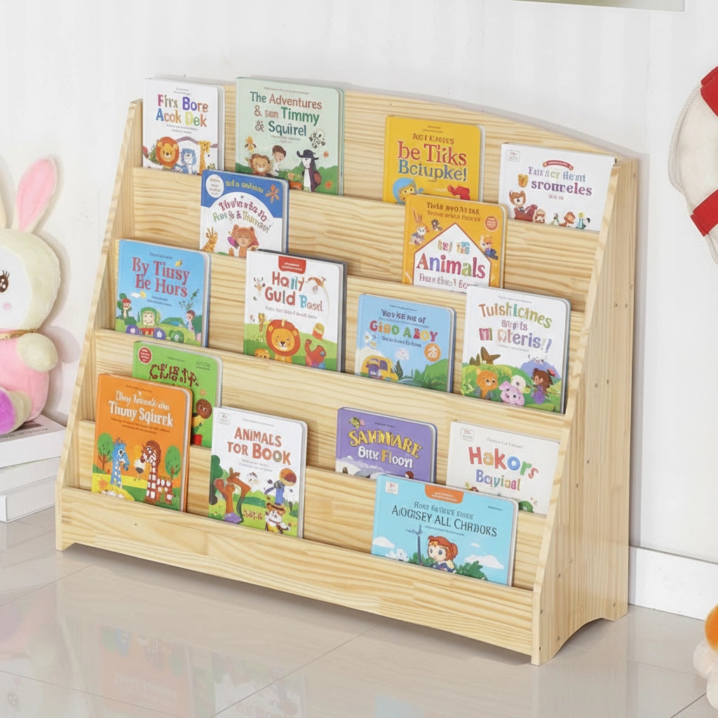 Montessori Bookshelf & Organizer for Kids