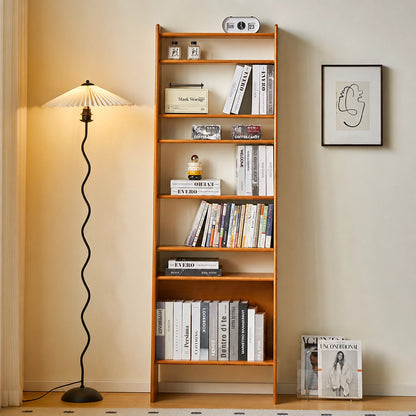 Leaning Wall Bookshelf, Solid Pine