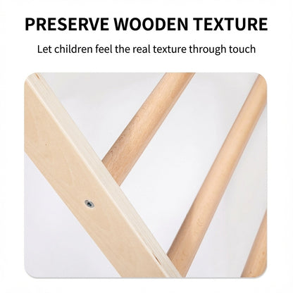 Foldable Wooden Climbing Triangle