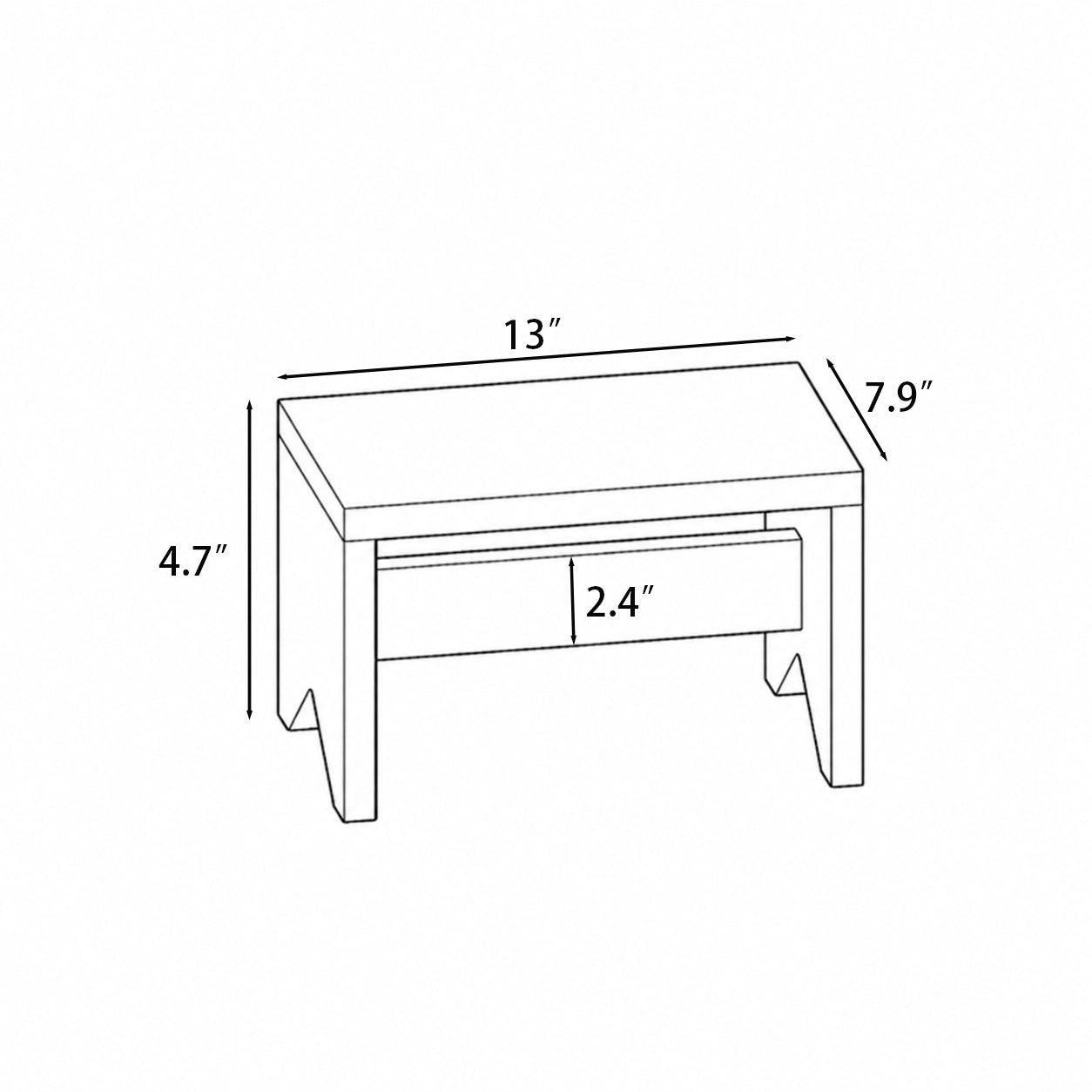 Solid Wood Kids Low Stool & Shoe Changing Bench