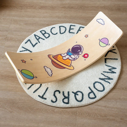 Wooden Curved Balance Board for Toddlers