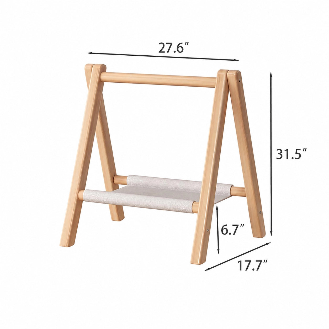 Children's Clothing Rack, Solid Pine