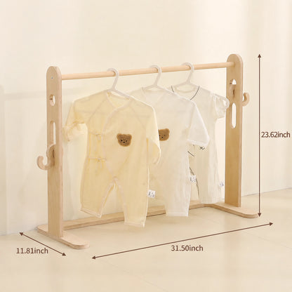 Toddler Clothing Rack & Open Wardrobe, Marine Plywood