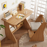 Children’s Study Desk and Adjustable Chair Set, Pine-Core Engineered Wood
