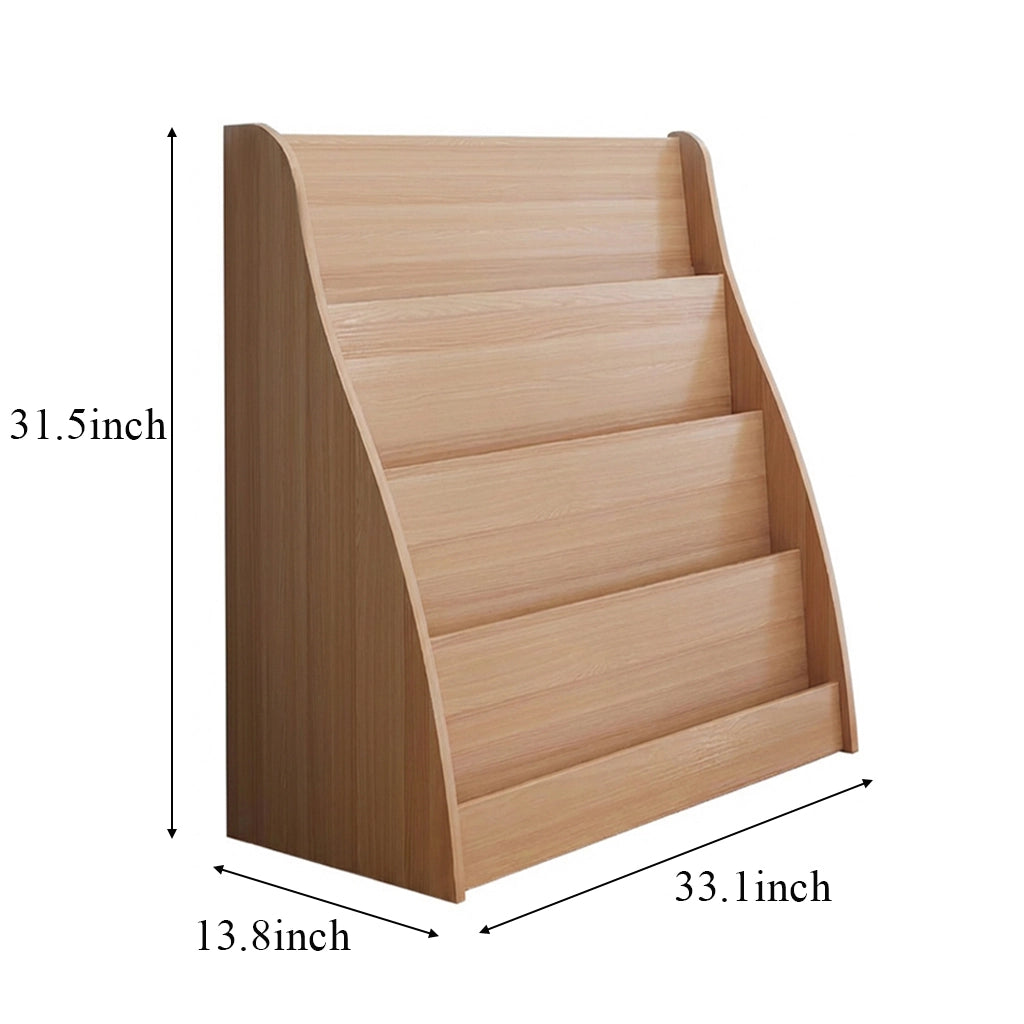 Four-tier variant dimensions showing 33.1 inches wide, 13.8 inches deep, and 31.5 inches high
