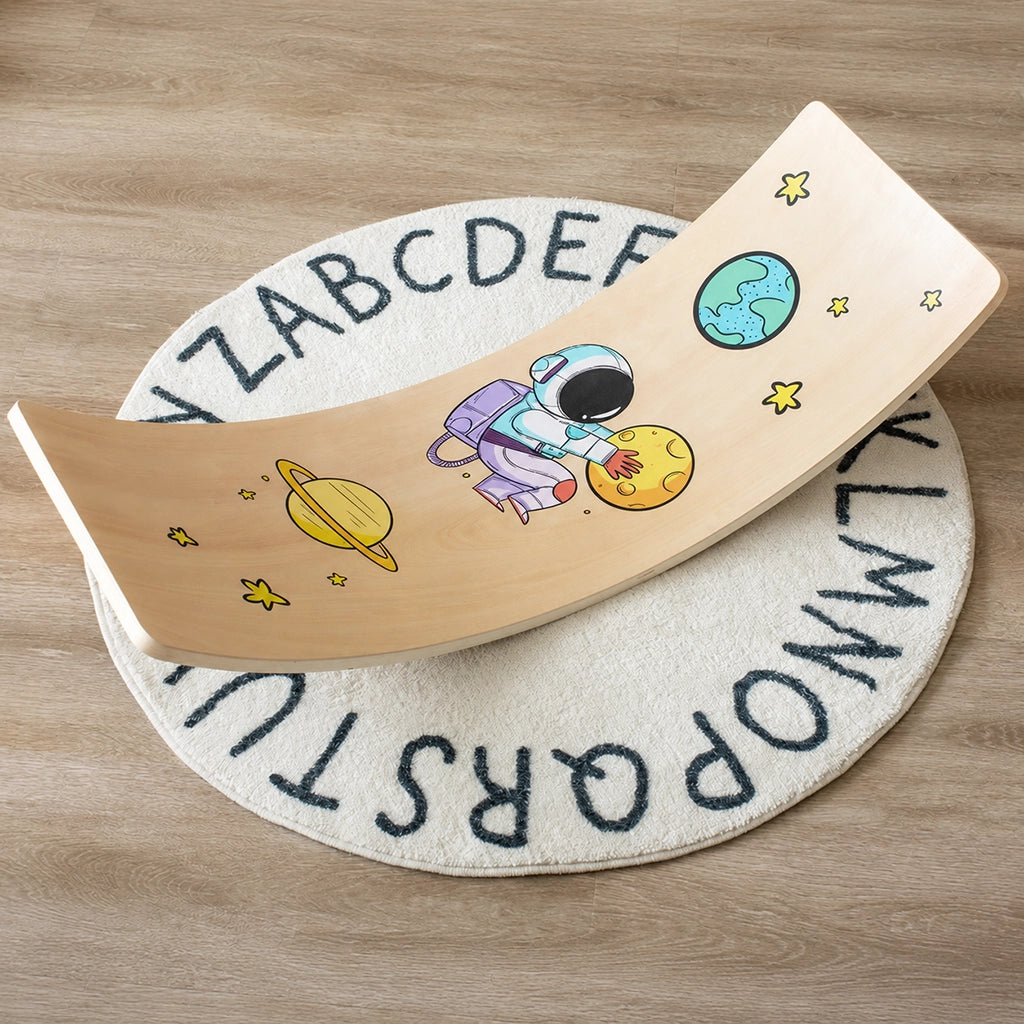 Wooden Curved Balance Board for Toddlers