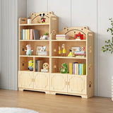 Kids Bookshelf and Toy Cabinet, Solid Pine
