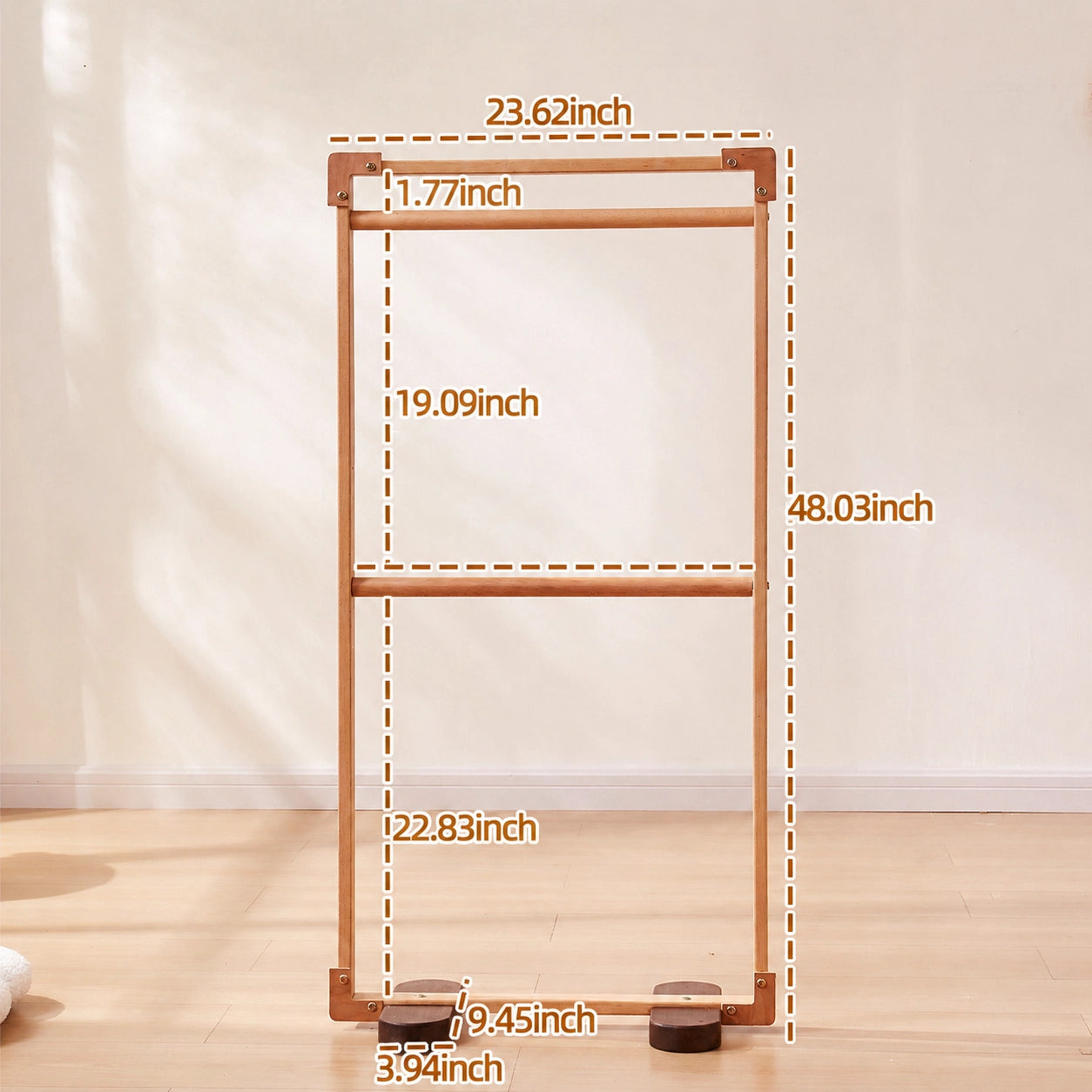 Children’s Clothing Rack, Solid Beech Wood