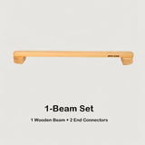 Modular Balance Beam Set, Solid Beech Wood