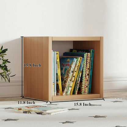Single cube storage unit measuring 15.8 inches wide, 11.8 inches deep, and 15.8 inches high