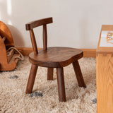 Toddler Chair with Curved Backrest, Solid Wood